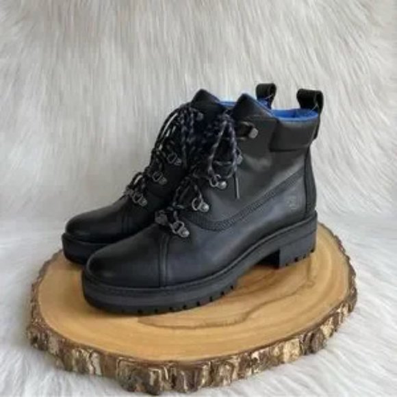 Timberland Shoes - NEW Timberland waterproof leather ortholite lace boots - Womens Sz 9